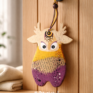 Calmara, a Hajnal fénye  � 12 cm fafigura - Meska.hu