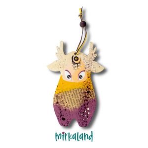 Calmara, a Hajnal fénye  � 12 cm fafigura - otthon & életmód - dekoráció - fali és függő dekoráció - függődísz - Meska.hu