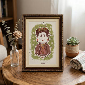 Frida Kahlo ihlette művészi nyomat - művészet - grafika & illusztráció - digitális - Meska.hu