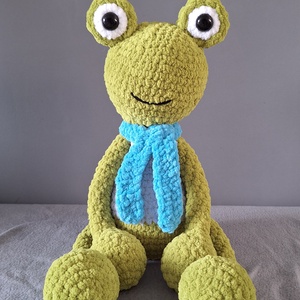 Horgolt Béka, Játék & Sport, Plüssállat & Játékfigura, Béka, Horgolás, MESKA