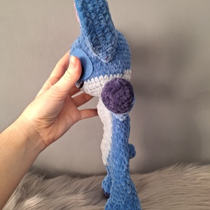 Horgolt Stitch nyunyóka/alvóka - játék & sport - plüssállat & játékfigura - plüss mesefigurák - Meska.hu