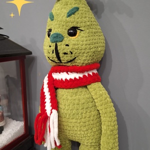 Horgolt Grincs/Grinch - játék & sport - plüssállat & játékfigura - más figura - Meska.hu