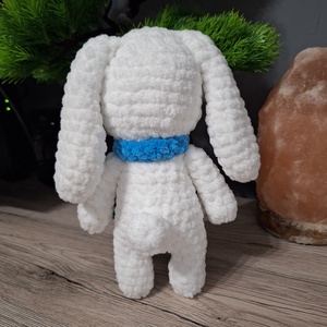 Horgolt fehér nyuszi - játék & sport - plüssállat & játékfigura - nyuszi - Meska.hu