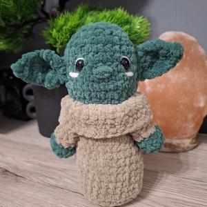 Horgolt Yoda mester, Játék & Sport, Plüssállat & Játékfigura, Plüss mesefigurák, Horgolás, MESKA