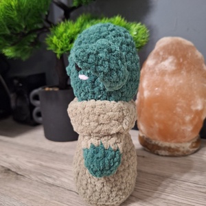 Horgolt Yoda mester - játék & sport - plüssállat & játékfigura - plüss mesefigurák - Meska.hu