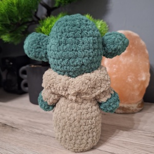 Horgolt Yoda mester - játék & sport - plüssállat & játékfigura - plüss mesefigurák - Meska.hu