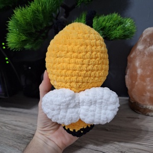 Horgolt méhecske - játék & sport - plüssállat & játékfigura - méhecske - Meska.hu