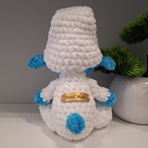 Horgolt Hupikék Törpike - játék & sport - plüssállat & játékfigura - manó - Meska.hu