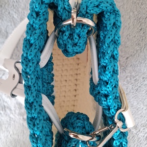 Horgolt táska - táska & tok - kézitáska & válltáska - vállon átvethető táska - Meska.hu