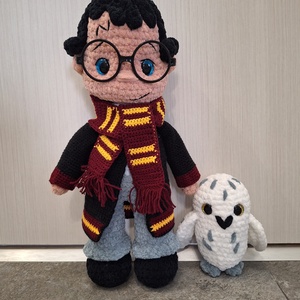 Horgolt Harry Potter és Hedvig, Játék & Sport, Plüssállat & Játékfigura, Más figura, Horgolás, MESKA