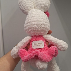 Horgolt Balerina nyuszi - játék & sport - plüssállat & játékfigura - nyuszi - Meska.hu