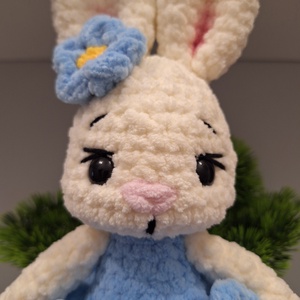 Horgolt Balerina nyuszi - játék & sport - plüssállat & játékfigura - nyuszi - Meska.hu