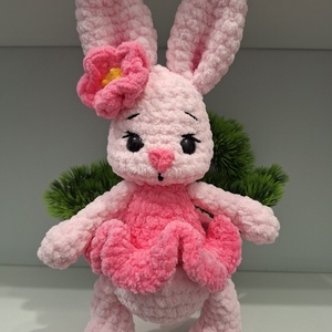 Horgolt Balerina nyuszi - Meska.hu