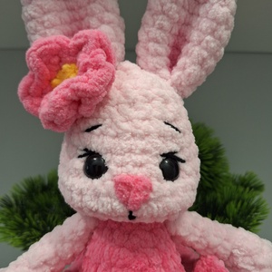 Horgolt Balerina nyuszi - játék & sport - plüssállat & játékfigura - nyuszi - Meska.hu