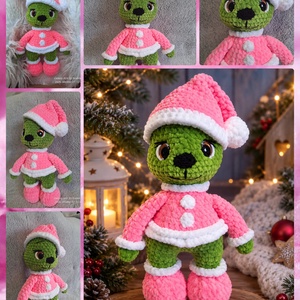 Horgolt Grinch - Meska.hu