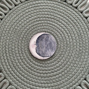 Pasztell mini festmény hűtőmágnes � kézzel festett, natúr vászon - otthon & életmód - konyhafelszerelés, tálalás - konyhai dekoráció - hűtőmágnes - Meska.hu