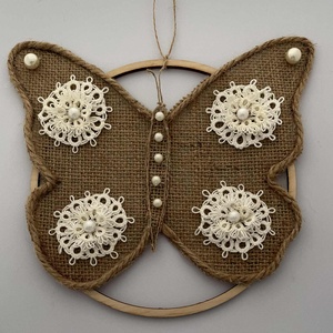 Pillangó ajtódísz - Meska.hu