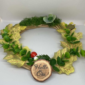 Hello Ősz 2 ajtódísz, Otthon & Életmód, Dekoráció, Ajtó- és ablak dekoráció, Ajtódísz & Kopogtató, Virágkötés, MESKA