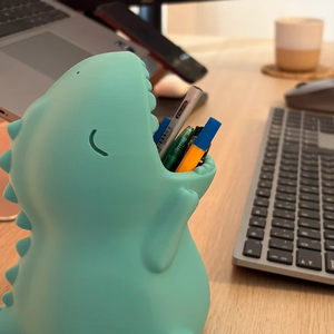Dinosaur Pen Holder -  Dinoszauruszos tolltartó, asztali rendszerező, Otthon & Életmód, Papír, írószer, Tolltartó & Ceruzatekercs, Szobrászat, Fotó, grafika, rajz, illusztráció, MESKA