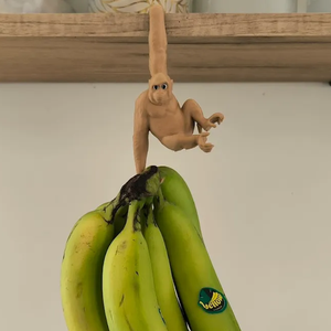 Majomfigura/Monkey Holder for Banana, kitchen, wardrobe, Otthon & Életmód, Dekoráció, Dekoratív figurák és szobrok, Fotó, grafika, rajz, illusztráció, MESKA