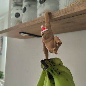Majomfigura/Monkey Holder for Banana, kitchen, wardrobe - otthon & életmód - dekoráció - dekoratív figurák és szobrok - Meska.hu