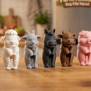 Farm Animal Bag Clip Squad - Farm állatos zacskócsipesz - otthon & életmód - konyhafelszerelés, tálalás - konyhai dekoráció - hűtőmágnes - Meska.hu