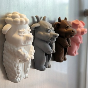 Farm Animal Bag Clip Squad - Farm állatos zacskócsipesz - otthon & életmód - konyhafelszerelés, tálalás - konyhai dekoráció - hűtőmágnes - Meska.hu