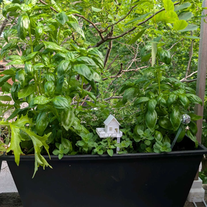 Mini Faházikó Létrával, Cserepes Növényekhez / Mini Treehouse with Ladder, for Potted Plants - otthon & életmód - ház & kert - kerti dísz - Meska.hu