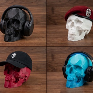 Alacsony Poligonos Koponya / Low Poly Skull - otthon & életmód - dekoráció - dísztárgy - Meska.hu