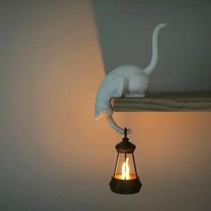 Macskás Polckampó / Cat Shelf Hook - otthon & életmód - dekoráció - fali és függő dekoráció - fali kulcstartó - Meska.hu