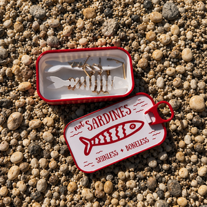 Sardines Jewelry Box Travel Case - Szardínia ékszerdoboz / utazó ékszertartó - ékszer - ékszertartó - ékszerdoboz - Meska.hu