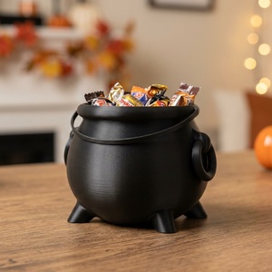 3db Csokit vagy csalunk! Üst / 3pcs Trick or Treat Couldron - otthon & életmód - dekoráció - halloween - halloweeni dekoráció - Meska.hu