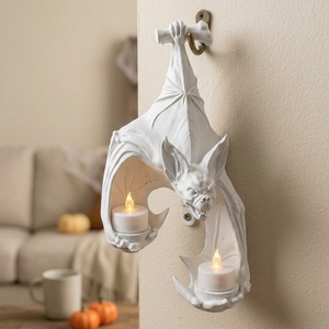Vízköpő denevér falikar / Gargoyle Bat Wall Sconce - otthon & életmód - dekoráció - halloween - halloweeni lámpás - Meska.hu