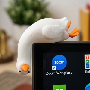 Liba Monitor Barát / Goose Monitor Buddy, Otthon & Életmód, Dekoráció, Asztal és polc dekoráció, Asztaldísz, Fotó, grafika, rajz, illusztráció, MESKA