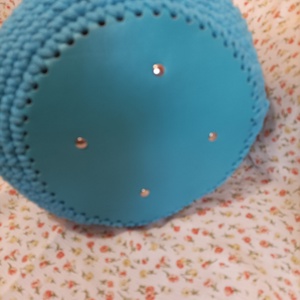 Horgolt, csíkos vödör táska - táska & tok - bevásárlás & shopper táska - shopper, textiltáska, szatyor - Meska.hu