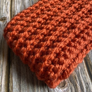 Horgolt körsál - narancs - ruha & divat - sál, sapka, kendő - sál - Meska.hu