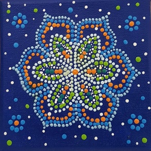 Tisztánlátás, megérzéseid valósak. Higgy magadban! mandala - Meska.hu