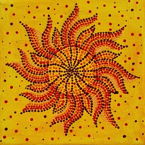 Ösztönözd a többieket saját példáddal az élet szeretetére mandala - Meska.hu