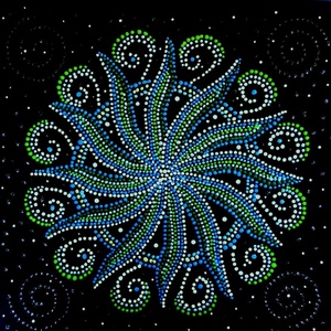 Fényed erőt ad a körülötted lévőknek mandala - Meska.hu