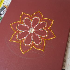 Melletted, veled, hozzád...  mandala -  - Meska.hu