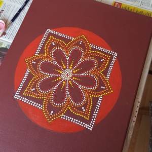 Melletted, veled, hozzád...  mandala -  - Meska.hu