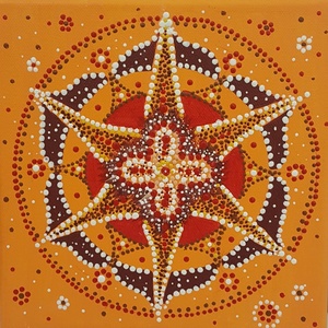Egész szíveddel akard és eléred mandala - Meska.hu