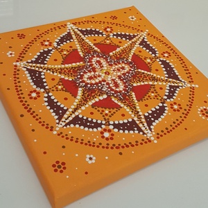 Egész szíveddel akard és eléred mandala - otthon & életmód - dekoráció - Meska.hu