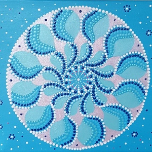 a MAJD sohasem jön el. MOST légy boldog! mandala - Meska.hu
