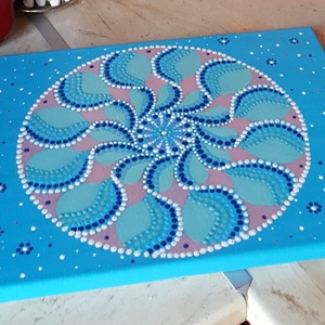 a MAJD sohasem jön el. MOST légy boldog! mandala -  - Meska.hu