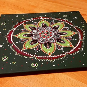 Kövesd a szíved szavát mandala - otthon & életmód - dekoráció - spiritualitás - mandala - Meska.hu