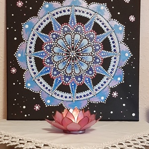 A kedves szavak visszhangja végtelen mandala - otthon & életmód - dekoráció - spiritualitás - mandala - Meska.hu