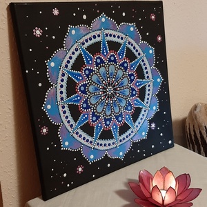 A kedves szavak visszhangja végtelen mandala - otthon & életmód - dekoráció - spiritualitás - mandala - Meska.hu