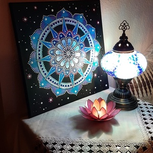 A kedves szavak visszhangja végtelen mandala - otthon & életmód - dekoráció - spiritualitás - mandala - Meska.hu