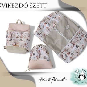 VÍZHATLAN OVIS ZSÁK  forest friends  - játék & sport - ovis felszerelés - ovis zsák - Meska.hu